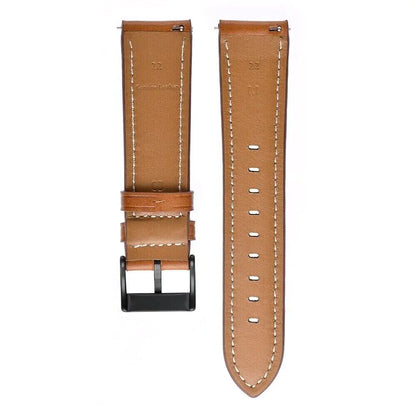 18mm 20mm 22mm Classic Genuine Leather Watch Band Strap Quick Release Wristband