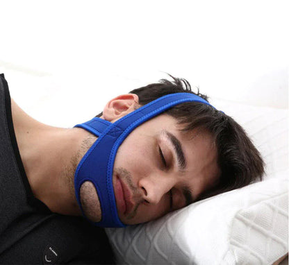 Snore Stop Anti Snoring Chin Strap Sleep Apnea Belt Snoreless Sleep Jaw Solution