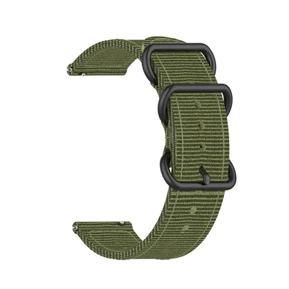 18mm 20mm 22mm Durable Military Woven Nylon Wrist Watch Band Quick Release Strap