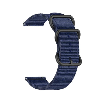 18mm 20mm 22mm Durable Military Woven Nylon Wrist Watch Band Quick Release Strap