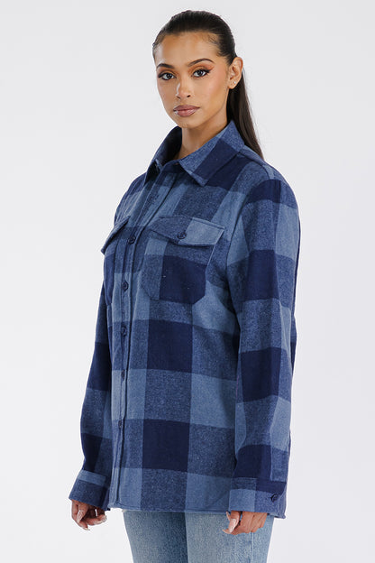 Boyfriend Oversized Soft Flannel Shacket