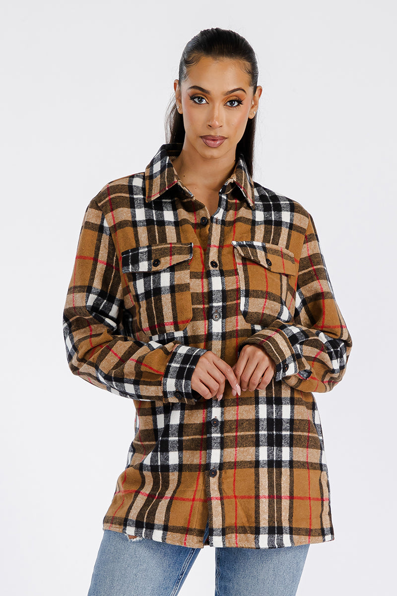 Boyfriend Oversized Soft Flannel Shacket