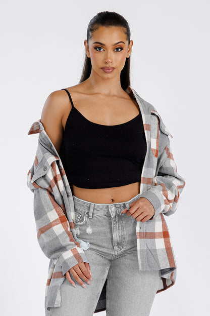 Boyfriend Oversized Soft Flannel Shacket