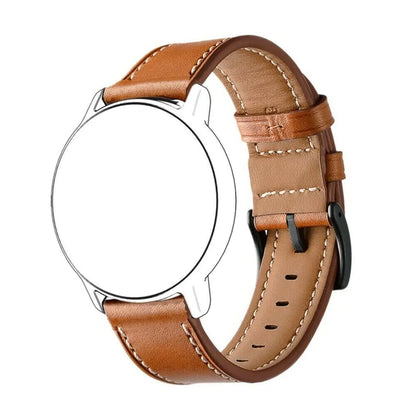 18mm 20mm 22mm Classic Genuine Leather Watch Band Strap Quick Release Wristband