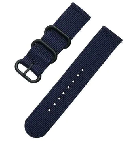 18mm 20mm 22mm Durable Military Woven Nylon Wrist Watch Band Quick Release Strap